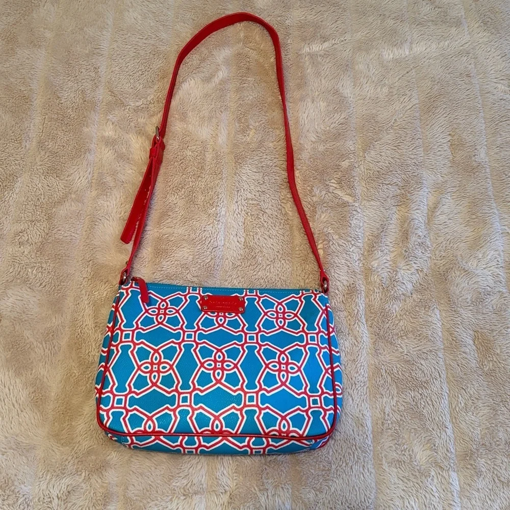 Kate Spade Imani Moroccan Leather bag Crossbody Women's Multicolored Red Blue